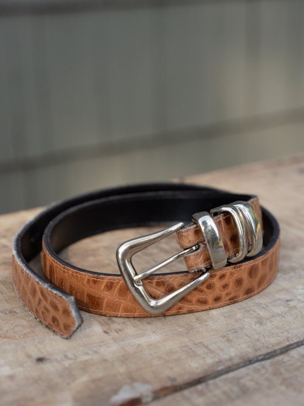 A. BROD Leather Belt